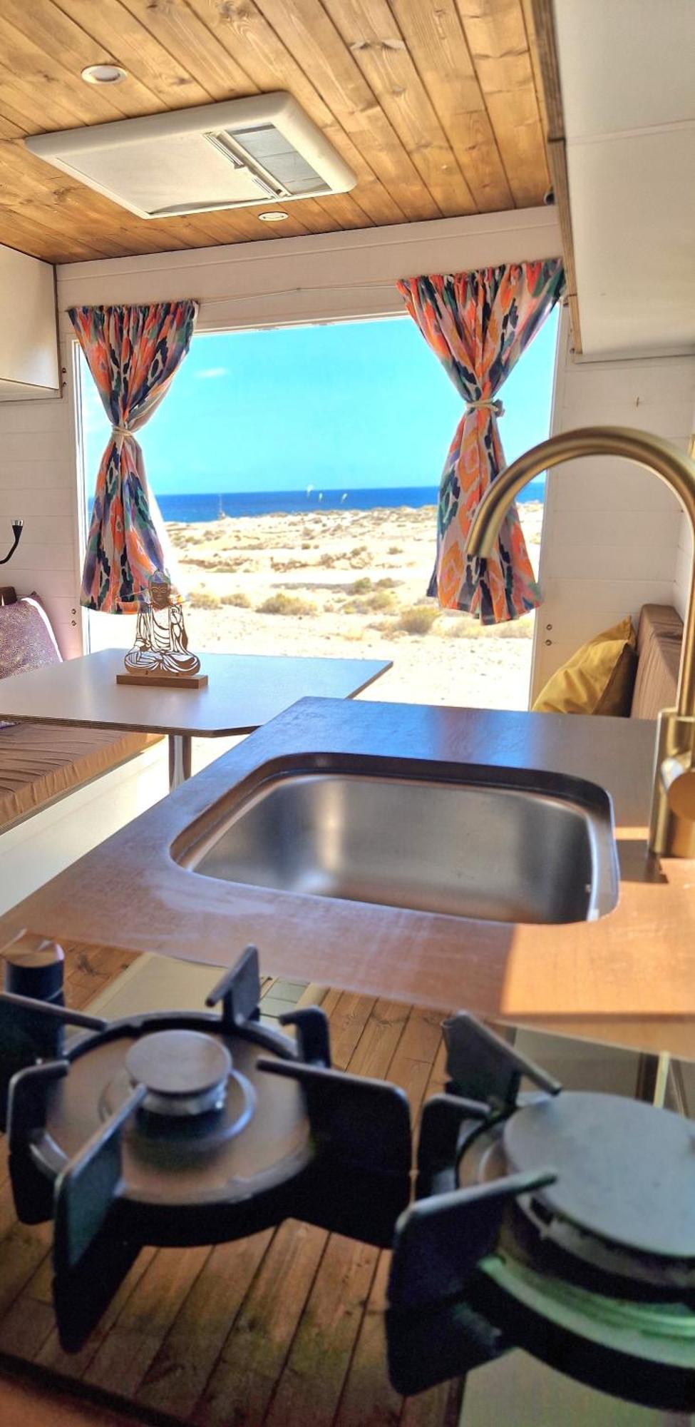 Static Camper In Front Of The Sea * El Medano (Tenerife)